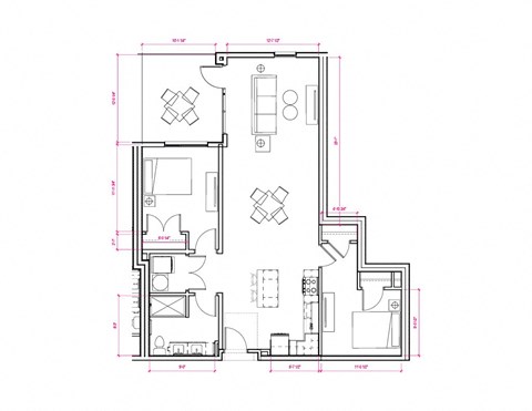 Montreal I  Floor Plan at Expo at Forest Park, Missouri, 63112